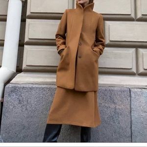 Brown Wilfred by Aritzia brown formal coat